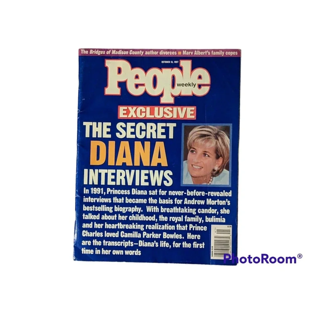 2 Lot People Weekly Magazine Oct 13&20 1997 The Diana Interviews Princess Pt 1&2